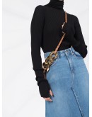 knitted roll-neck jumper