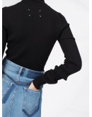 knitted roll-neck jumper