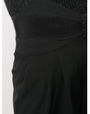 tuxedo bow detail high-waisted shorts