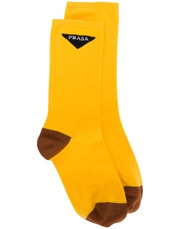 triangle logo socks
