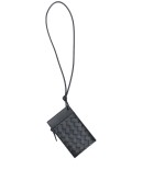 Intrecciato leather iPhone wallet