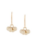 cluster drop earrings