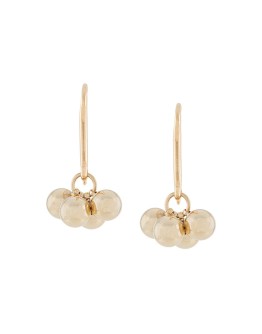cluster drop earrings