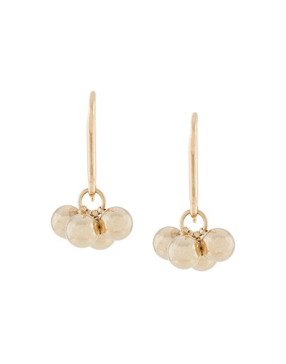 cluster drop earrings
