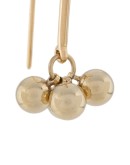 cluster drop earrings