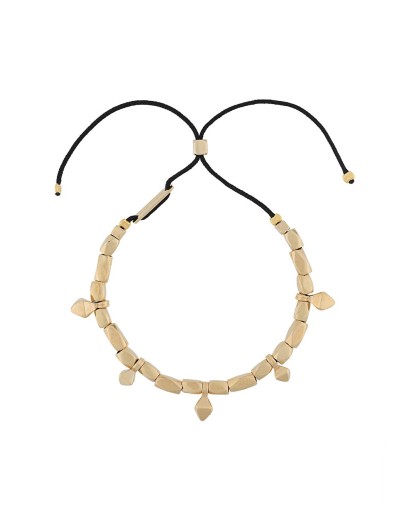 charm detail drawstring bracelet