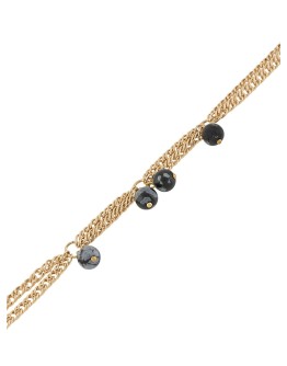 chain link ball charm bracelet