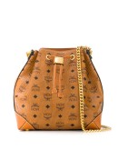 Essential Visetos-print bucket bag