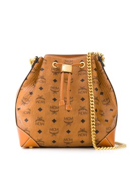 Essential Visetos-print bucket bag