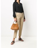 Luisa Visetos-print bucket bag