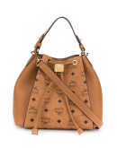 Luisa Visetos-print bucket bag