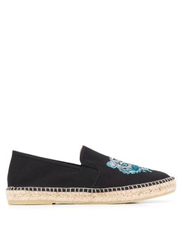 Tiger embroidered espadrilles