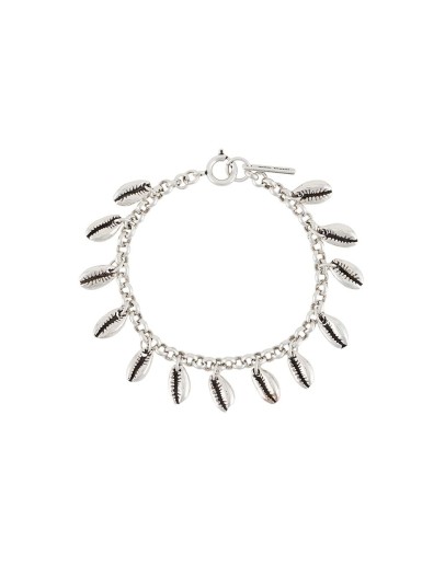 shell-charm bracelet