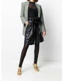 sheer zip-up jumpsuit