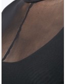 sheer zip-up jumpsuit