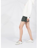 intarsia-knit logo skirt