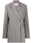 long side fastening blazer