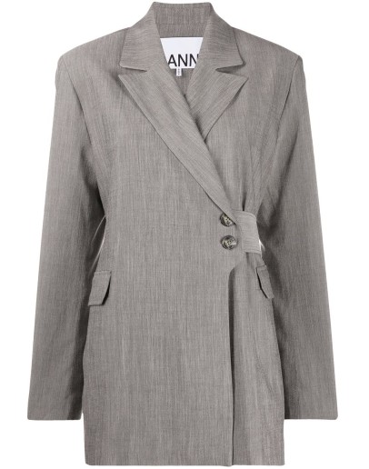 long side fastening blazer