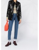 straight-leg high-rise jeans