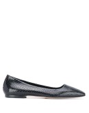 Gina snakeskin effect ballerinas 