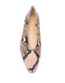 Betty snakeskin ballerinas 