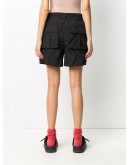 crinkled tech shorts