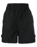 crinkled tech shorts