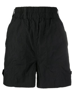 crinkled tech shorts