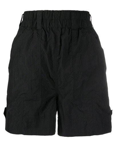 crinkled tech shorts
