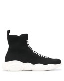 pull-on logo high-top sneakers