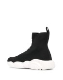 pull-on logo high-top sneakers