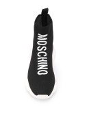 pull-on logo high-top sneakers