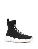 pull-on logo high-top sneakers
