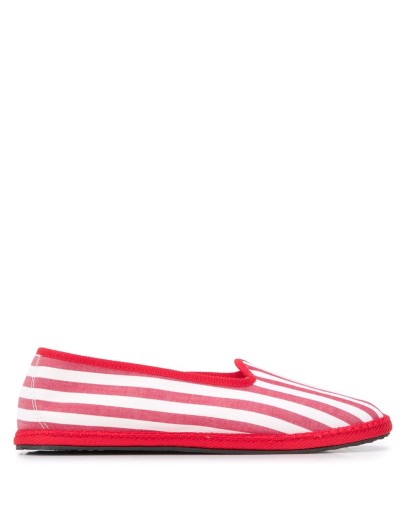 striped slip-on espadrilles