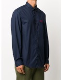 embroidered-logo shirt