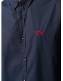 embroidered-logo shirt