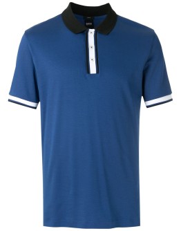 colour-block polo shirt