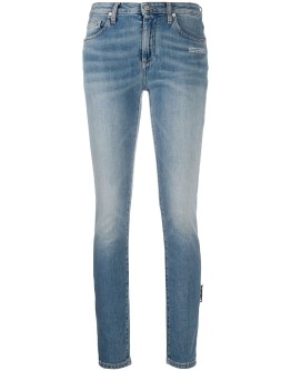mid-rise skinny jeans