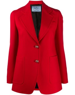 single-breasted blazer