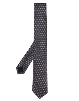 GG flowers jacquard tie