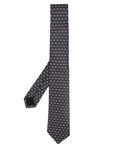 GG flowers jacquard tie