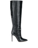 embossed leather 105mm boots