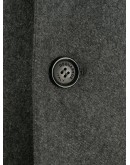 single breasted button-front coat