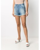 Gucci cherry washed denim shorts