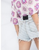 Bite high-waisted denim shorts