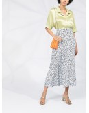 floral-print skirt