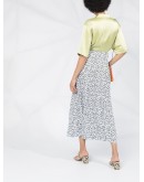 floral-print skirt