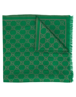 GG jacquard shawl