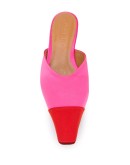 toecap flat mules