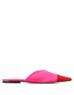 toecap flat mules